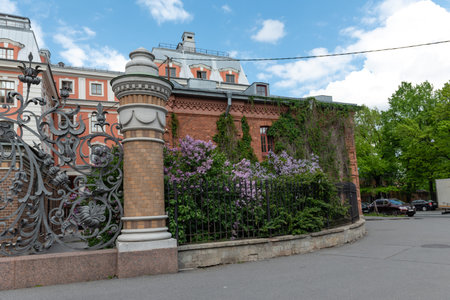 Russia, St. Petersburg, June 2022: architectural elements of the old cityのeditorial素材