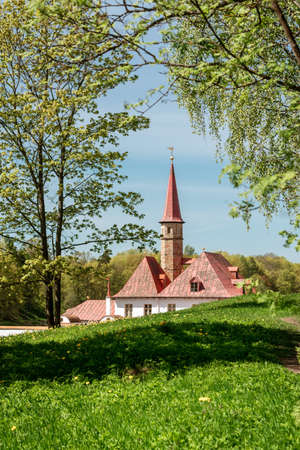 Priory palace in Gatchinaのeditorial素材