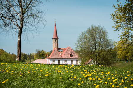 Priory Palace in Gatchina. Russia.