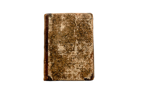 Old book on white backgroundの写真素材