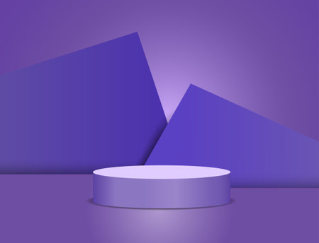 3d background products purple sphere purple The background was a purple square shape with white light projecting from behind the scene. to increase the prominence of the productのイラスト素材