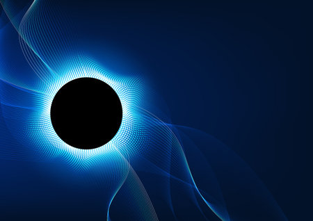 Technology data collection abstract background The concept of the flow of technical information gathered in a single point for storage and processing. It is a modern technologyのイラスト素材