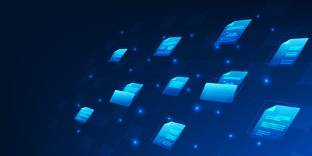 Digital Document Storage, Secure Cloud Files, Internet Access, Server Data Management, Technology...