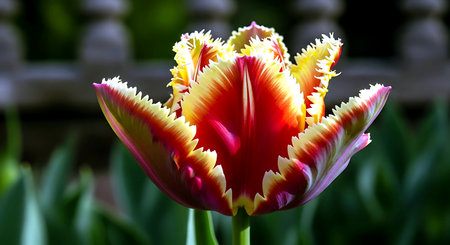 Tulip. Beautiful bouquet of tulips. colorful tulips. tulips in spring,colourful tulipの素材