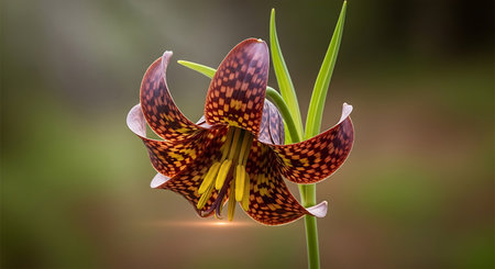Tiger lily (Fritillaria fritillaria)の素材