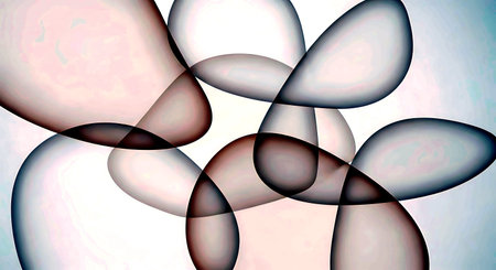 abstract background with transparent bubbles in the water, 3d illustrationの素材