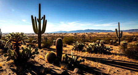 Saguaro National Park is a national park in the United States.の素材