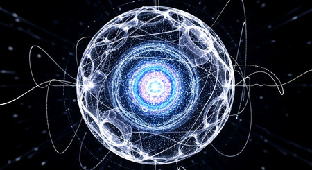 3D illustration of abstract fractal for creative design, art and entertainmentの素材