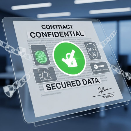 Concept of digital security. 3d rendering. Computer generated image.の素材