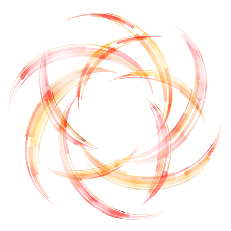 Abstract bend stripes in form of arcs. Combination lines and ribbons for abstract background. Qualitative vector graphic for various design, illustration, art decor, etcのイラスト素材