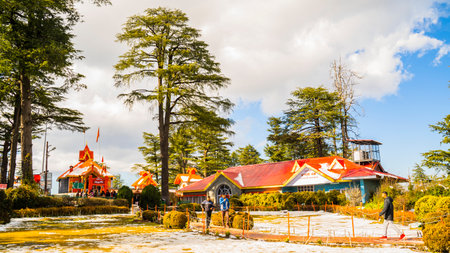 Shri Hanuman Mandir Jakhoo shimlaのeditorial素材