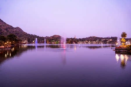 Mount Abu is a hill station in western Indiaâs Rajasthan state, near the Gujarat border.のeditorial素材