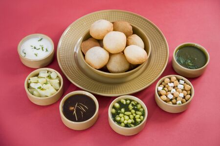 Panipuri or Gol Gappa or Chaat, Indian Food