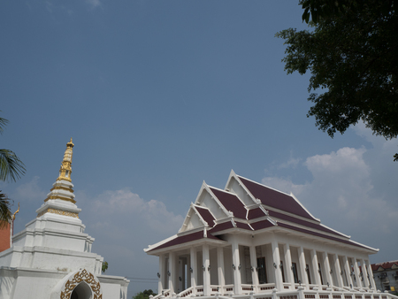 Thai Temple on a sunny dayの写真素材