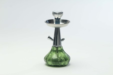 Classic hookah. Isolated on white background.の写真素材