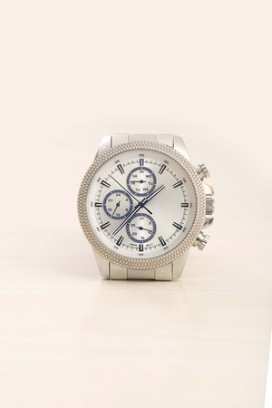 Picture of wrist watch. Isolated on white background.