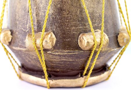 Picture of Musical Instrument Tabla Drum. Isolated on white background.