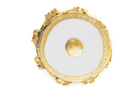 Picture of Musical Instrument Tabla Drum. Isolated on white background.