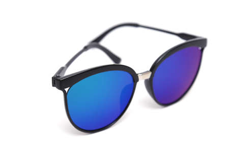 Portrait of Sun Glasses. Isolated on white background.