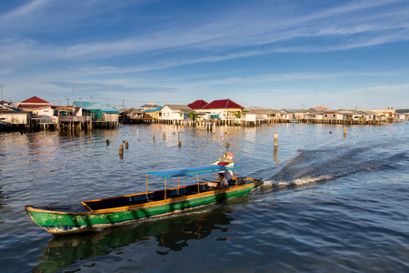 Passenger boat at south bintan - indonesiaのeditorial素材
