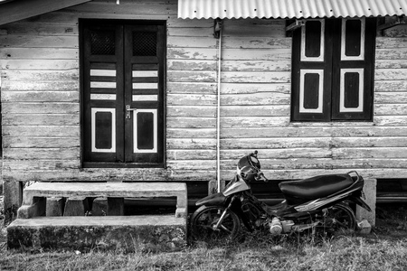 Residential House in Fishing Village South Bintanのeditorial素材