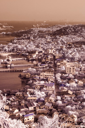 Kho-Lan thailand present in infrared styleの写真素材