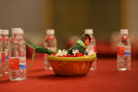 Traditional decorative bowlの写真素材