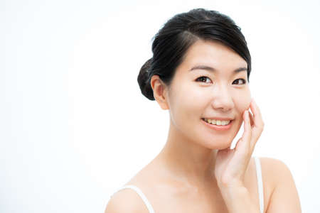 Image of Asian Women's Skin and Healthの写真素材