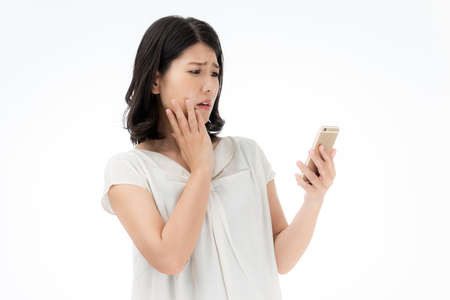 Women using smartphonesの写真素材