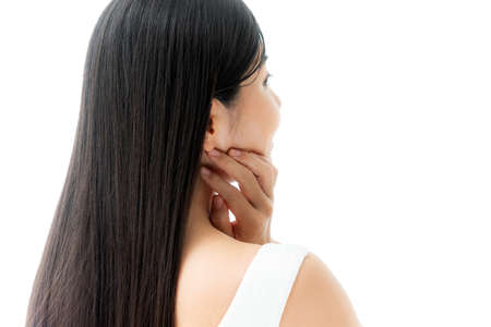 Hair Image Women's Long Straight Hairの写真素材