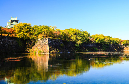 Osaka castle parkのeditorial素材