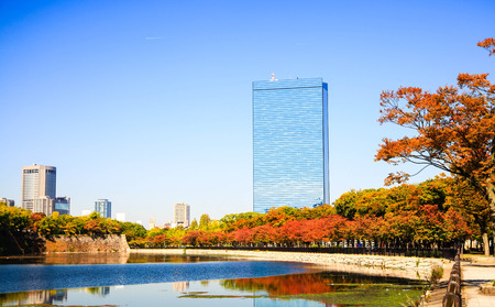 Osaka castle parkのeditorial素材