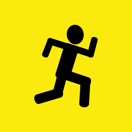 Running Fitness and Health icons.Illustration EPS10のイラスト素材