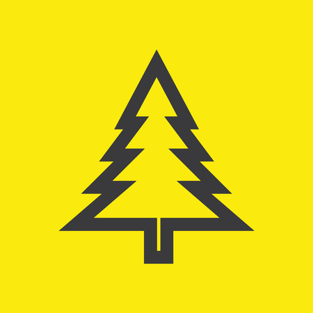 Christmas tree iconのイラスト素材