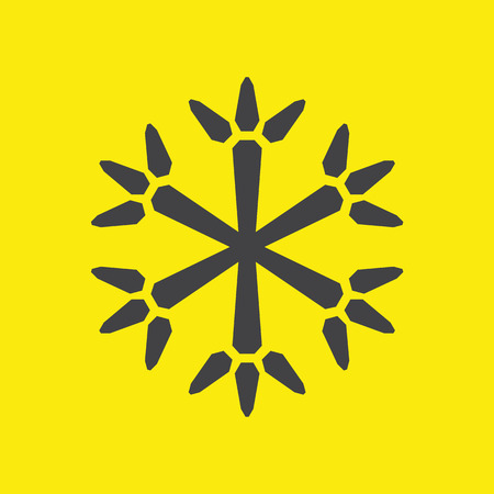 Snowflake - Vector iconのイラスト素材