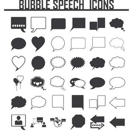 Speech Bubble Background. Vector Illustrationのイラスト素材