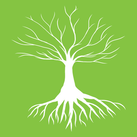 silhouettes of treesのイラスト素材