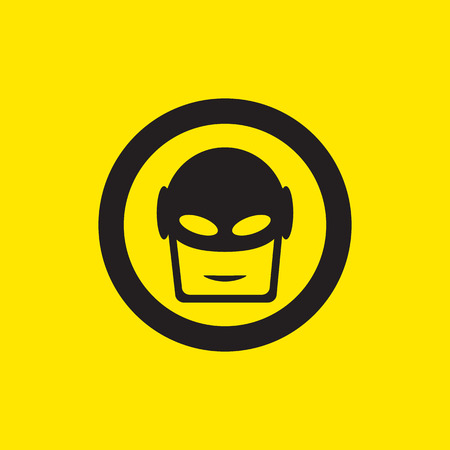 superhero icon illustrationのイラスト素材