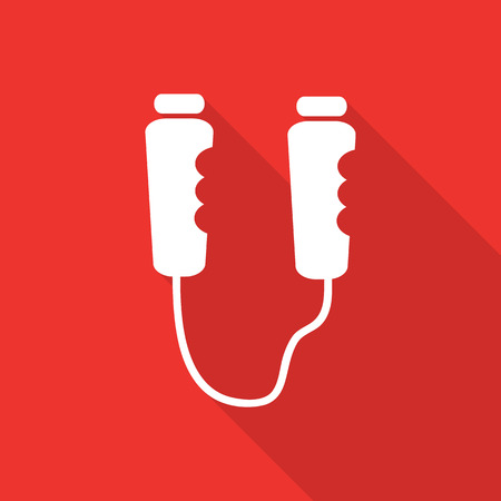 Game controller flat icon with long shadow.のイラスト素材