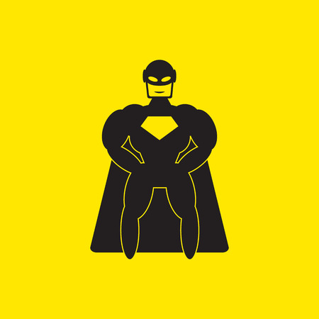 superhero icon illustrationのイラスト素材