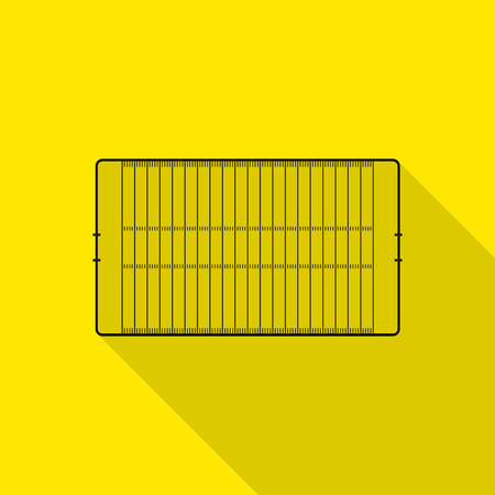 American football vector icons setのイラスト素材