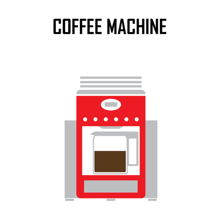 coffee roaster machine vector illustration.のイラスト素材