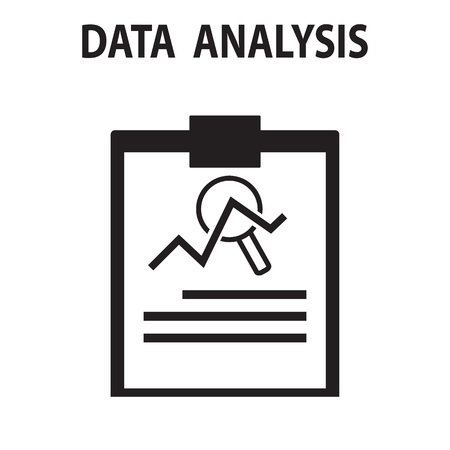 Analysis chart data growth increase line seo icon vector illustration.のイラスト素材