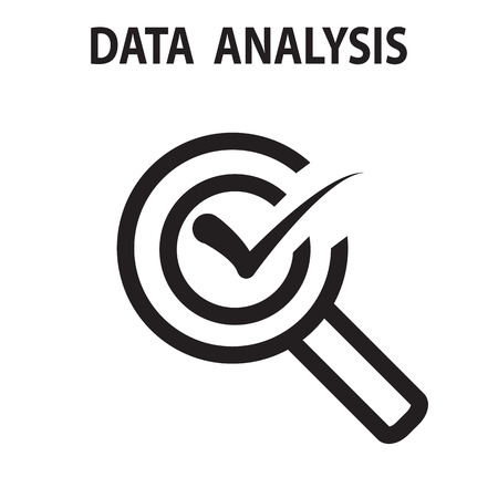 Analysis chart data growth increase line seo icon vector illustration.のイラスト素材