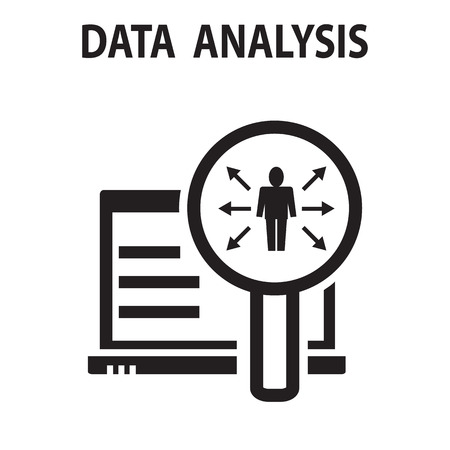 Analysis chart data growth increase line seo icon vector illustration.のイラスト素材