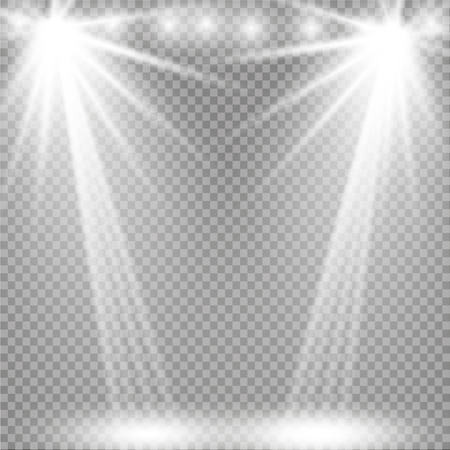 spotlight. Light effectのイラスト素材