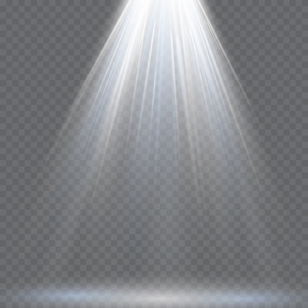 Vector spotlight. Light effectのイラスト素材