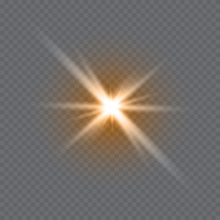 Vector illustration of abstract flare light rays.のイラスト素材