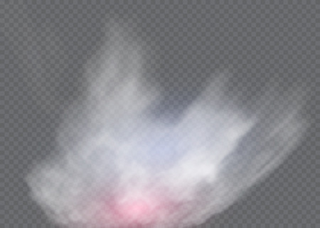 Fog or smoke isolated transparent special effect.のイラスト素材