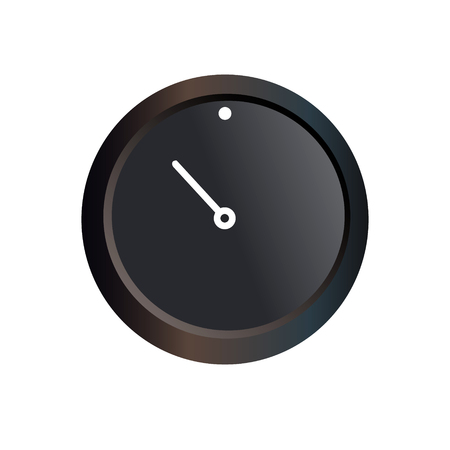 Wall clock office. Template design in vector closeup. The layout for branding and advertising isolated.Beautiful and original timer on a transparent background. Element vector design.のイラスト素材